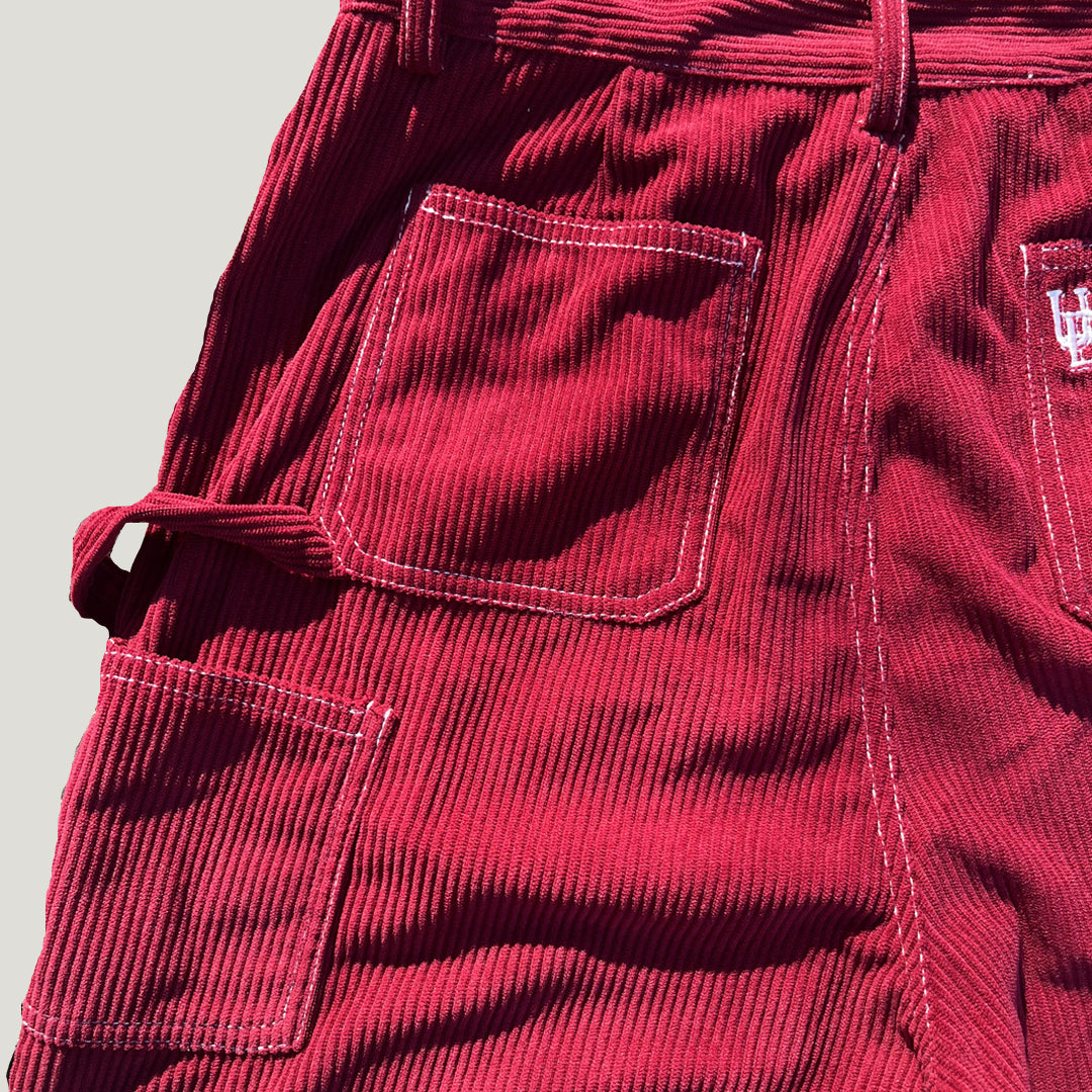 Corduroy Double Knee Utility Pocket Pants