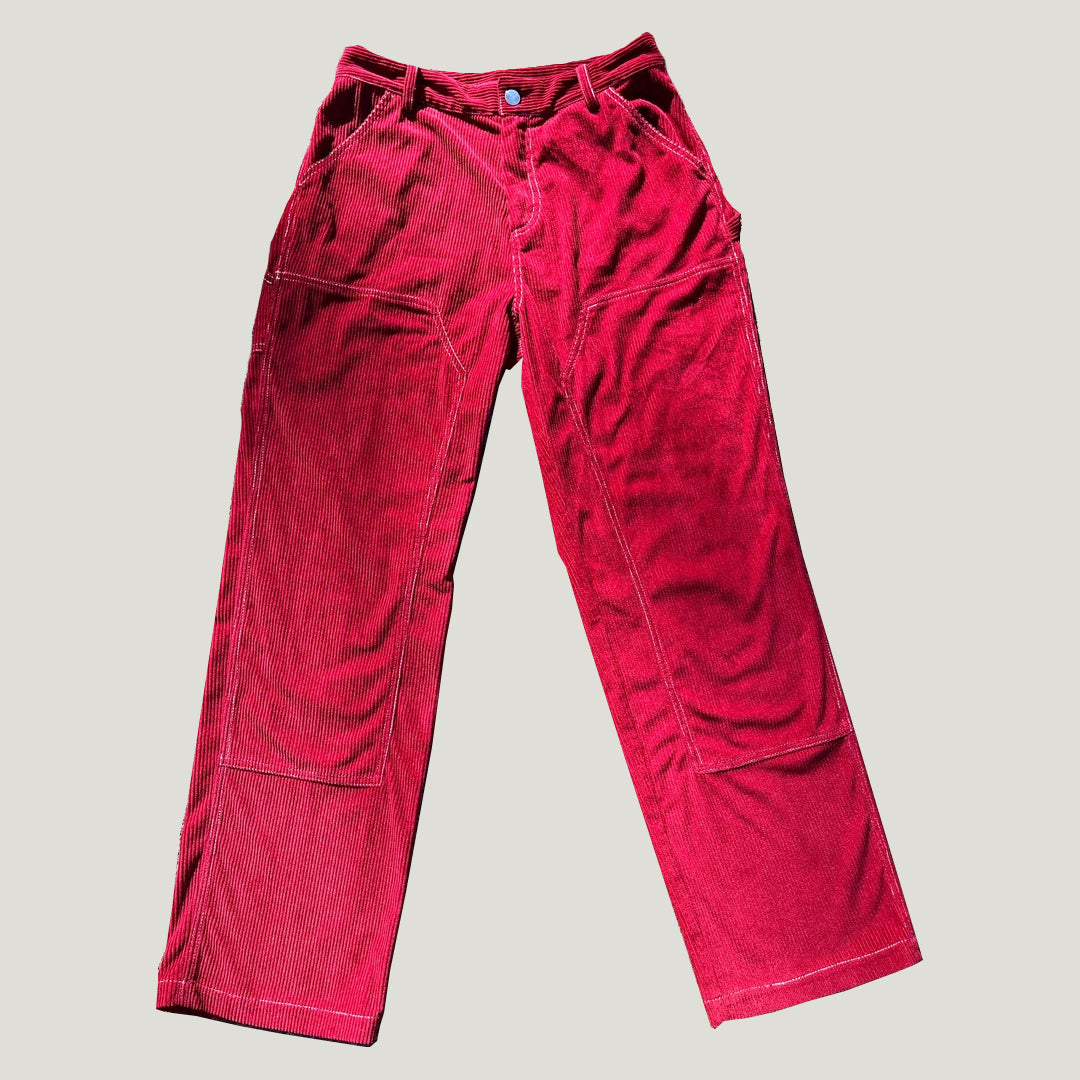 Corduroy Double Knee Utility Pocket Pants